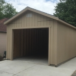 Greenfield Shed with Service door